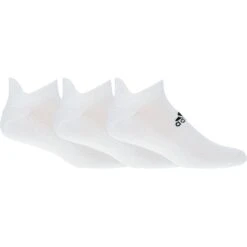 Adidas 3 Pack Socks Ankle Golf Apparel