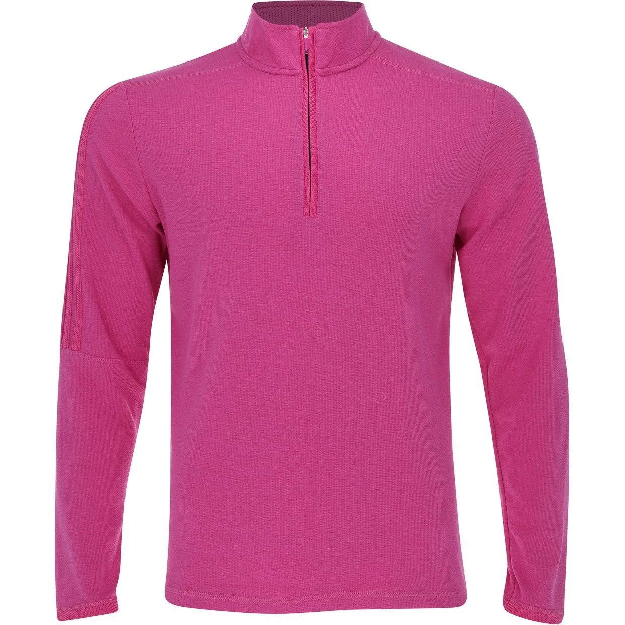 Adidas 3 Stripes Quarter Zip Sweatshirt Outerwear Pullover Golf Apparel