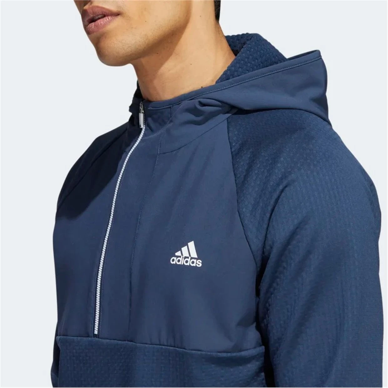 Adidas Fleece Anorak 1/4 Zip Outerwear Pullover Golf Apparel - Image 6