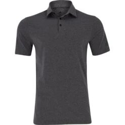 Adidas Heather Shirt Polo Short Sleeve Golf Apparel