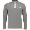 Adidas MicroDot Quarter Zip Outerwear Pullover Golf Apparel