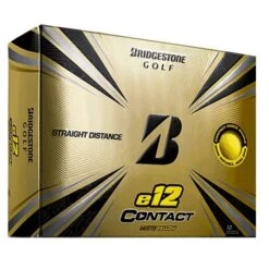 Bridgestone E12 Contact Matte Yellow Distance Golf Balls