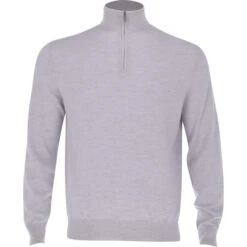 Callaway 1/4 Zip Mock Merino Wool Sweater Pullover Golf Apparel