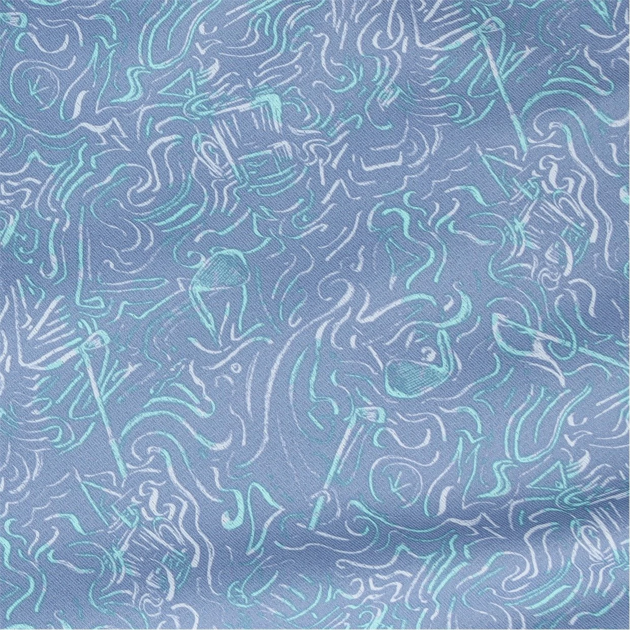 Callaway All-Over Abstract Novelty Print Shirt Polo Short Sleeve Golf Apparel - Image 3