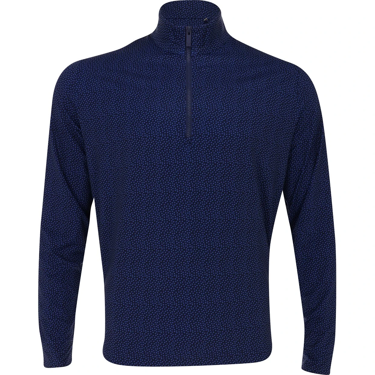 Callaway Micro Geo Trademark Printed Sun Protection 1/4 Zip Outerwear Pullover Golf Apparel