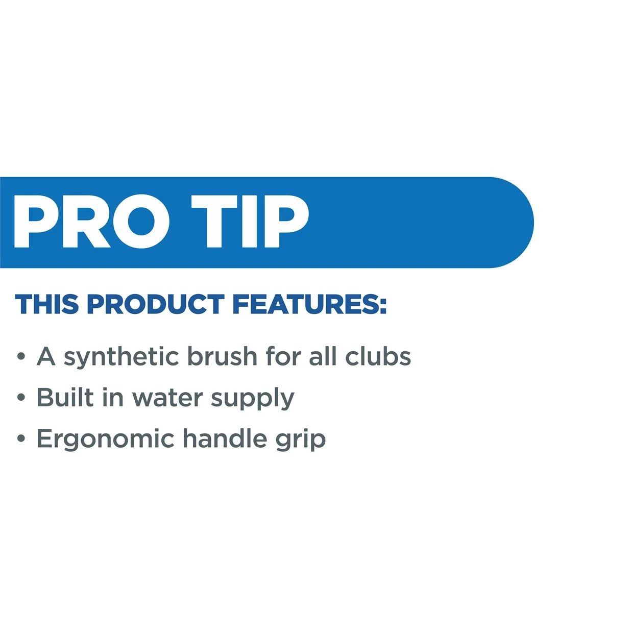 Divot Compact Aqua Cleaning Brush Bag/Cart Accessories - Image 2