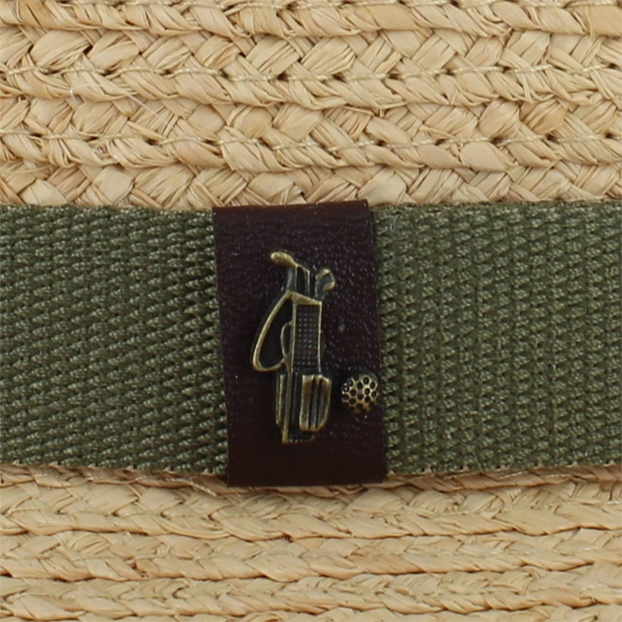 Dorfman Pacific Scala Raffia Collection Driver Headwear Straw Hat Golf Apparel - Image 3