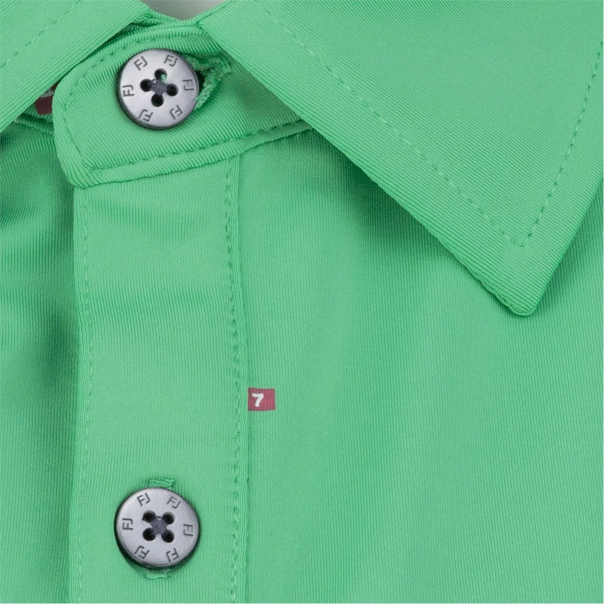 FootJoy 18 Holes Print Lisle Self Collar Polo Shirt Polo Short Sleeve Golf Apparel - Image 5