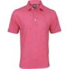 FootJoy Cactus Print Lisle Self Collar Polo Shirt Polo Short Sleeve Golf Apparel