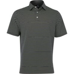 FootJoy ProDry Performance Stretch Lisle Pinstripe Shirt Polo Short Sleeve Golf Apparel