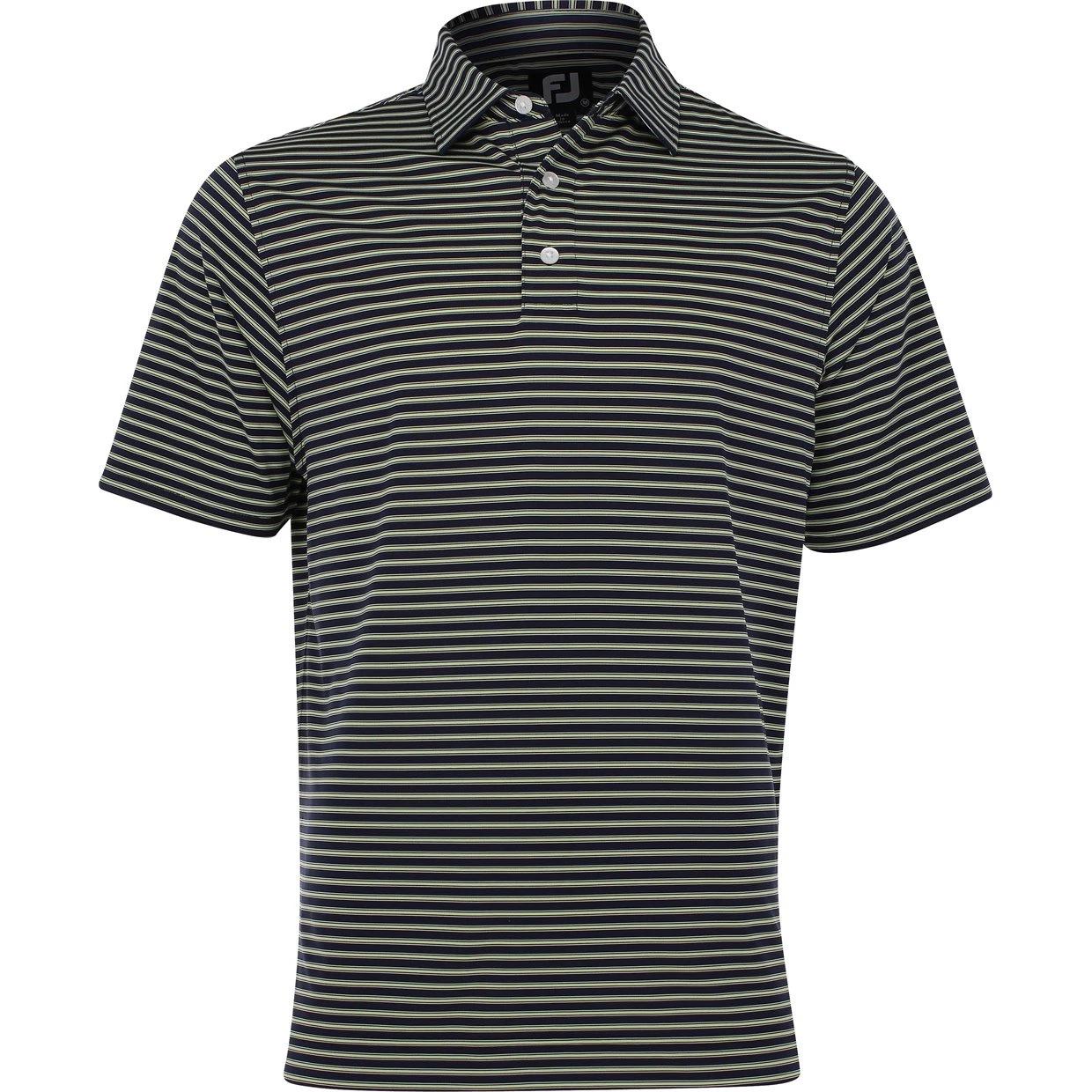 FootJoy ProDry Performance Stretch Lisle Pinstripe Shirt Polo Short Sleeve Golf Apparel