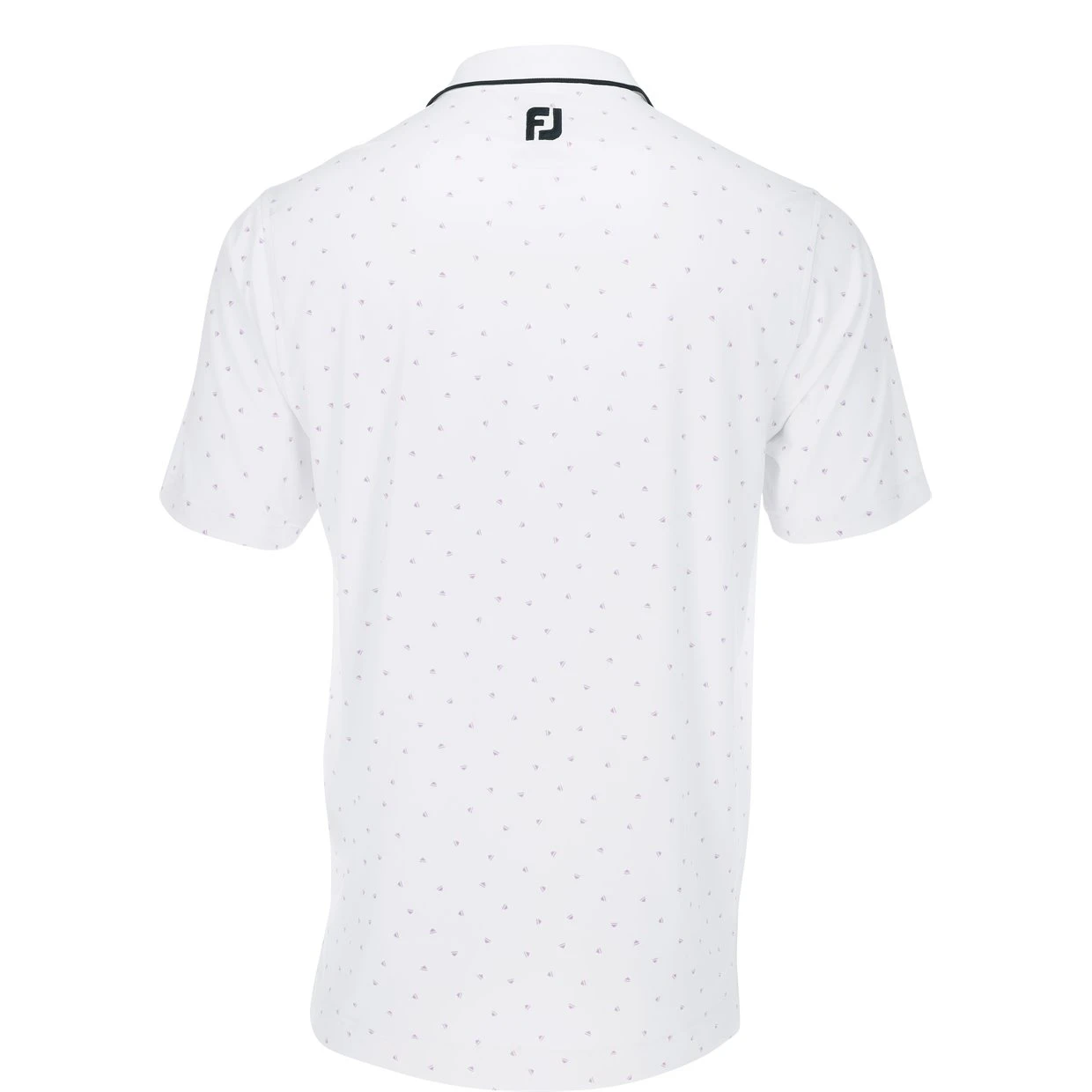 FootJoy Push Play Print Lisle Previous Season Apparel Style Shirt Polo Short Sleeve Golf Apparel - Image 2
