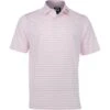 FootJoy Tour Logo Pro Dry Performance Lisle 2-Color Stripe Shirt Polo Short Sleeve Golf Apparel