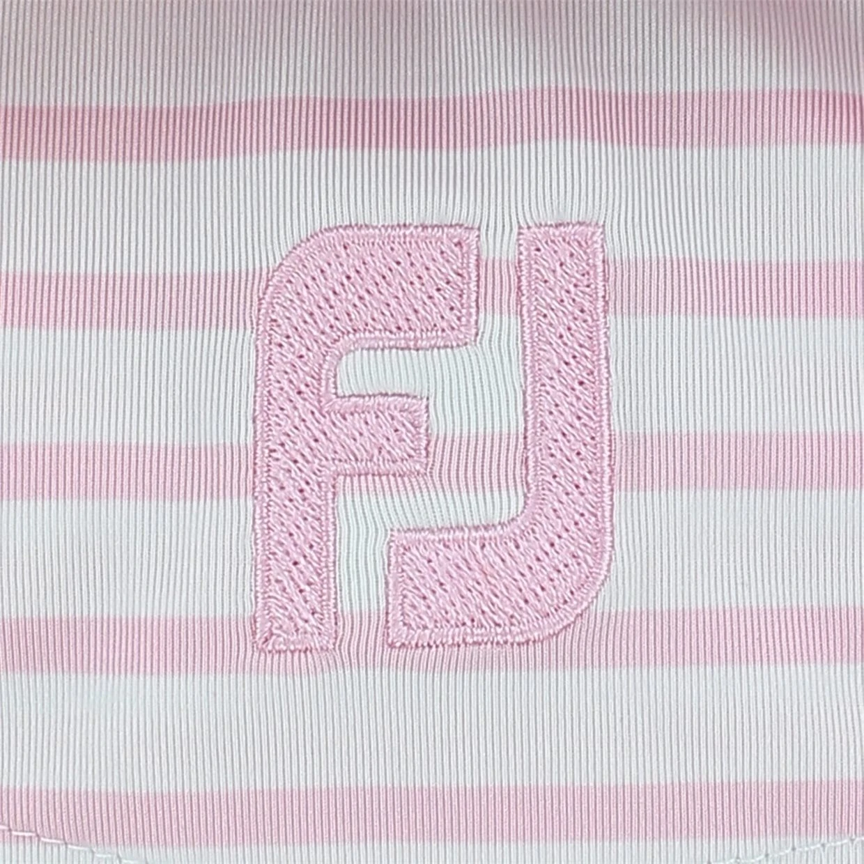 FootJoy Tour Logo Pro Dry Performance Lisle 2-Color Stripe Shirt Polo Short Sleeve Golf Apparel - Image 4