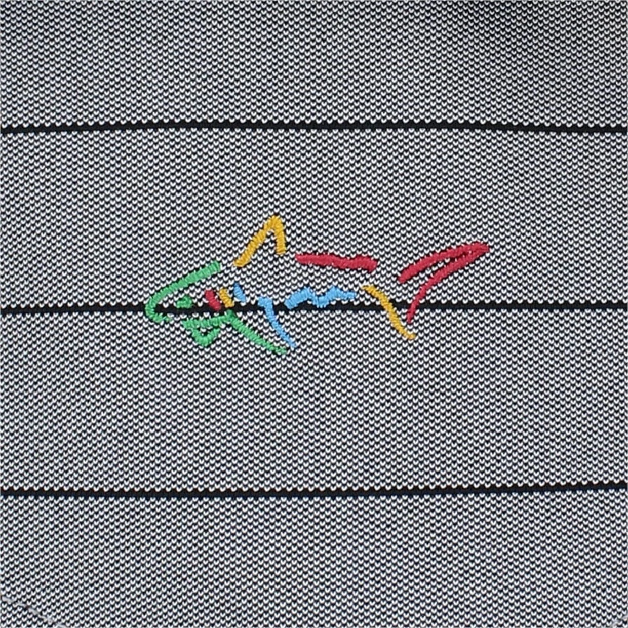 Greg Norman Freedom Micro Pique Stripe Shirt Polo Short Sleeve Golf Apparel - Image 4