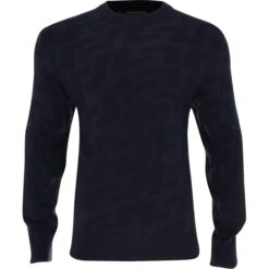 J.Lindeberg J. Lindeberg Swirl Knitted Sweater Crew Golf Apparel