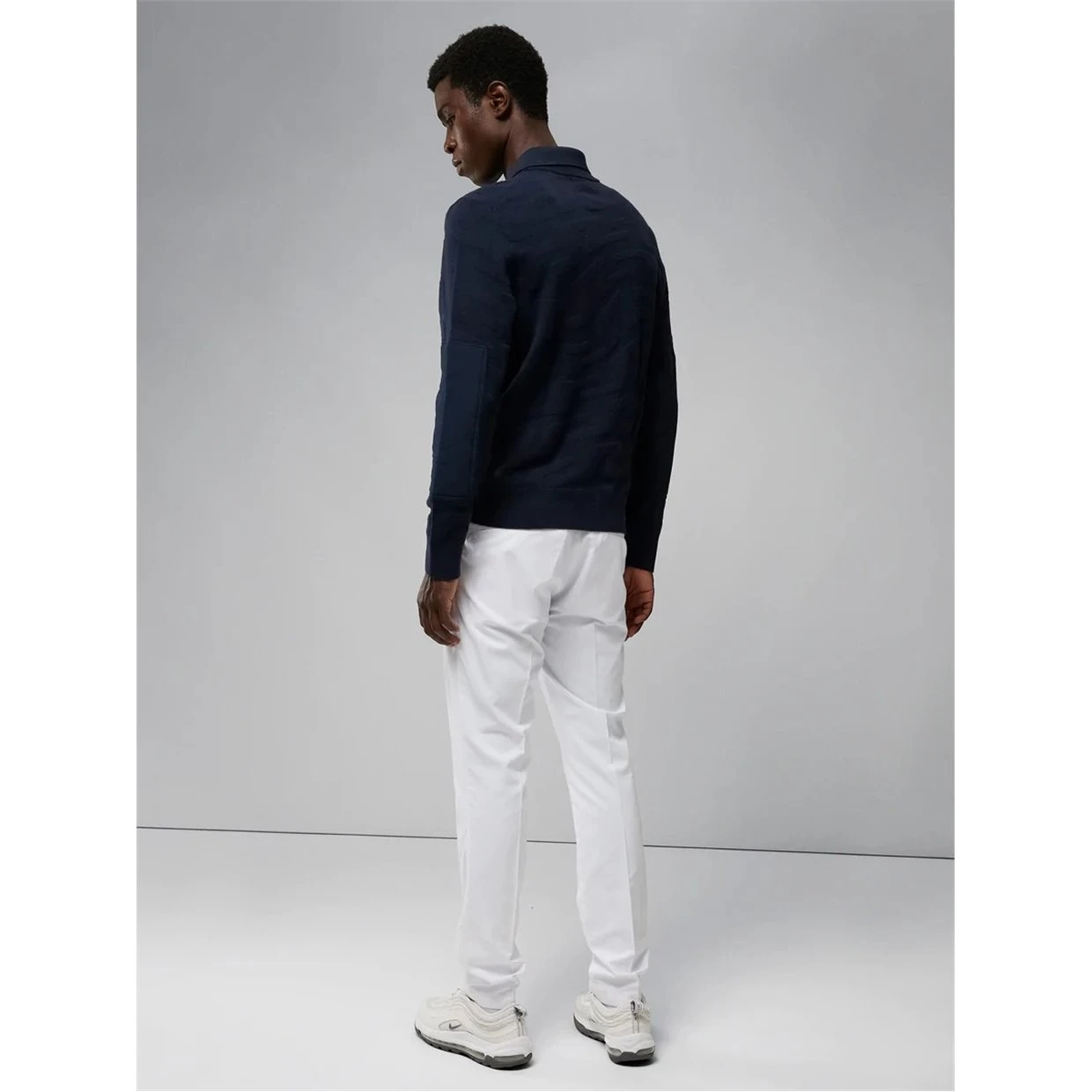 J.Lindeberg J. Lindeberg Swirl Knitted Sweater Crew Golf Apparel - Image 7