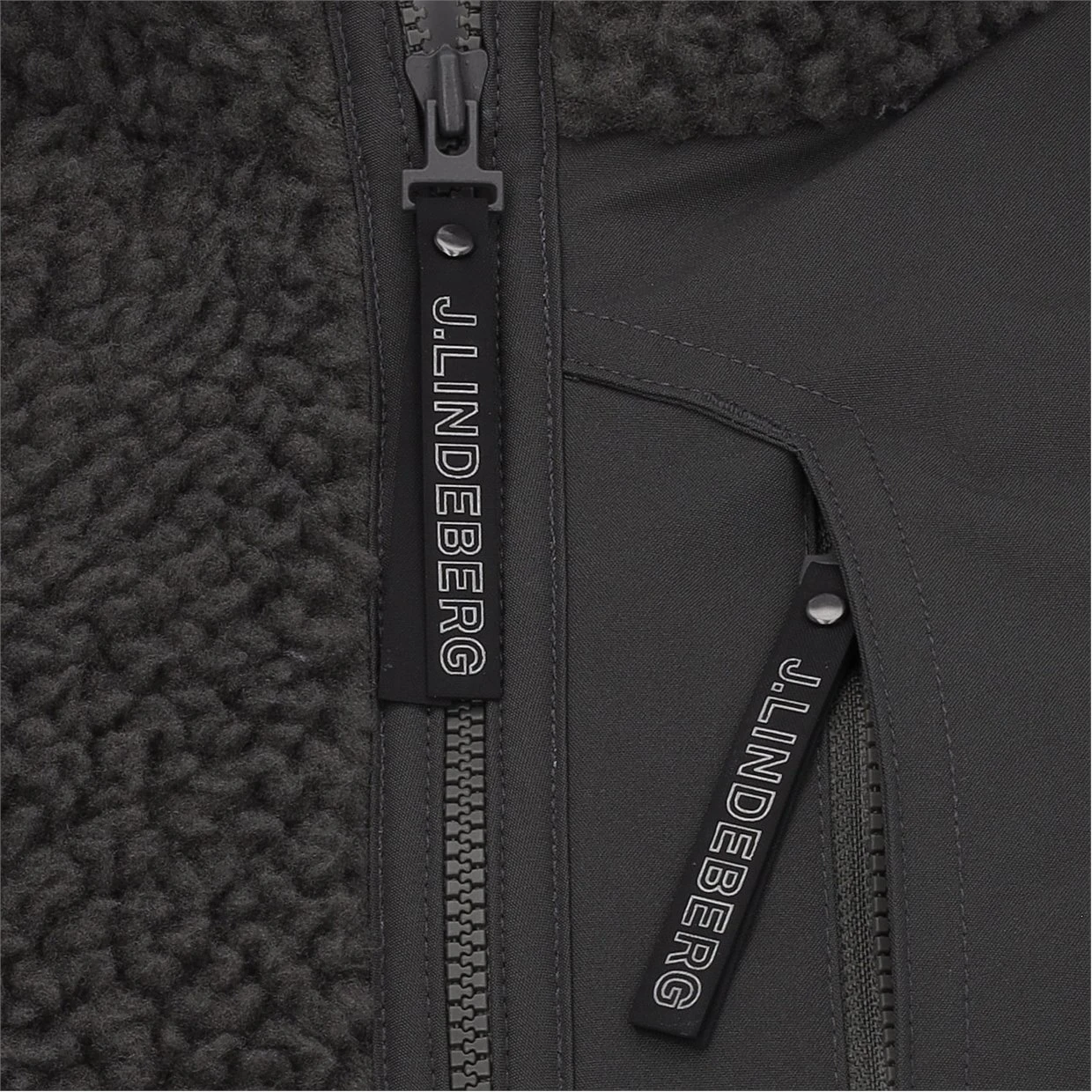 J.Lindeberg J. Lindeberg Zeke Pile MidLayer Outerwear Jacket Golf Apparel - Image 5