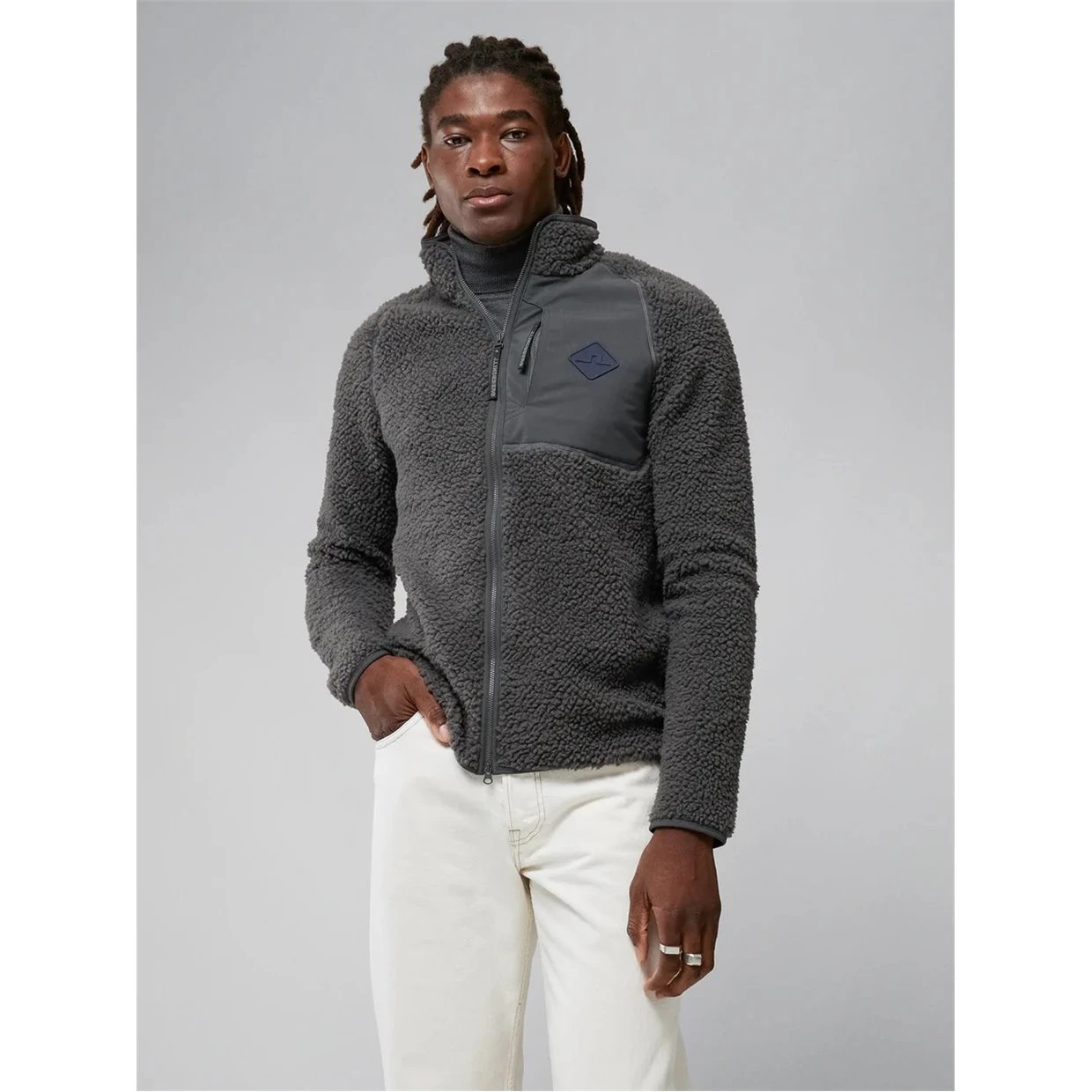 J.Lindeberg J. Lindeberg Zeke Pile MidLayer Outerwear Jacket Golf Apparel - Image 7