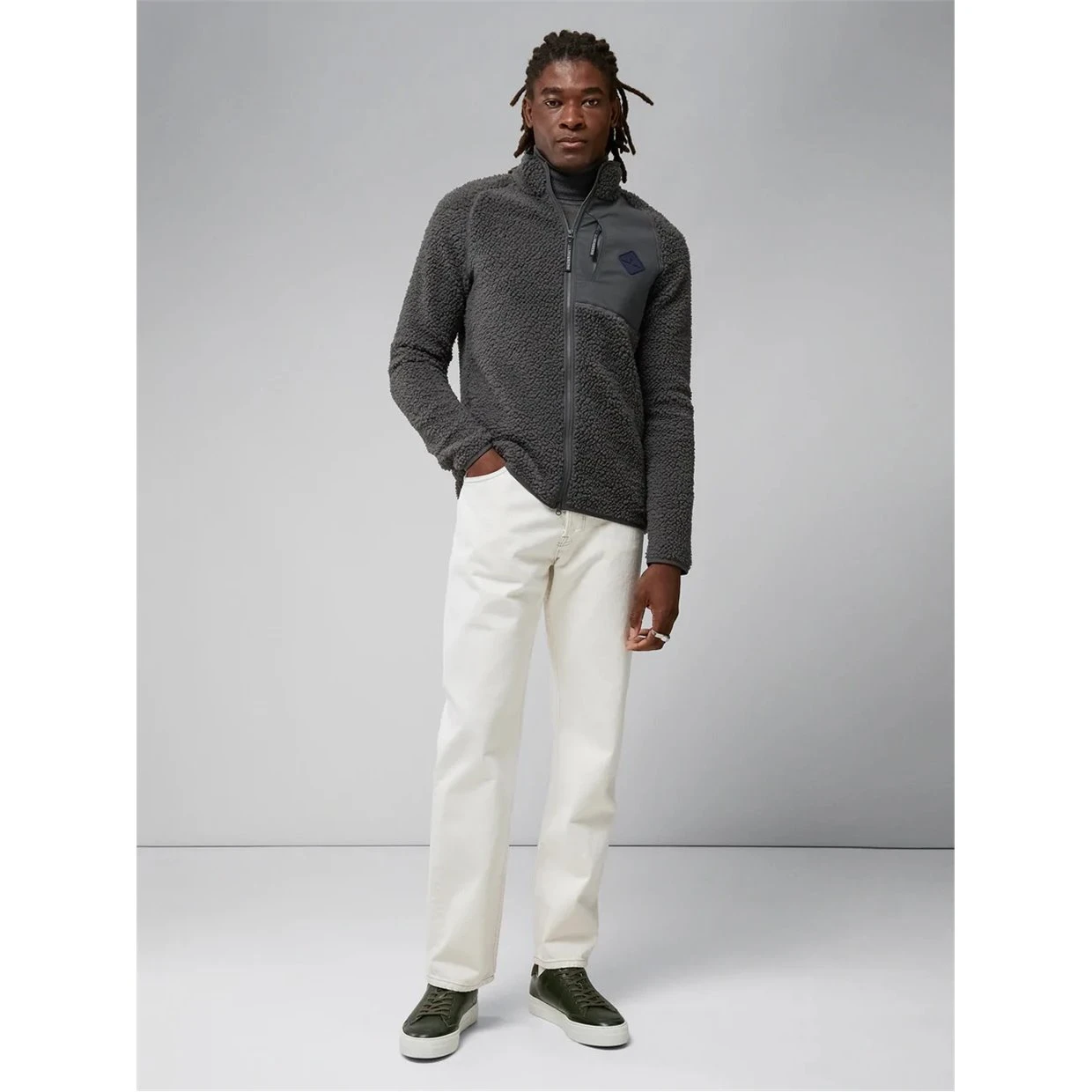 J.Lindeberg J. Lindeberg Zeke Pile MidLayer Outerwear Jacket Golf Apparel - Image 8