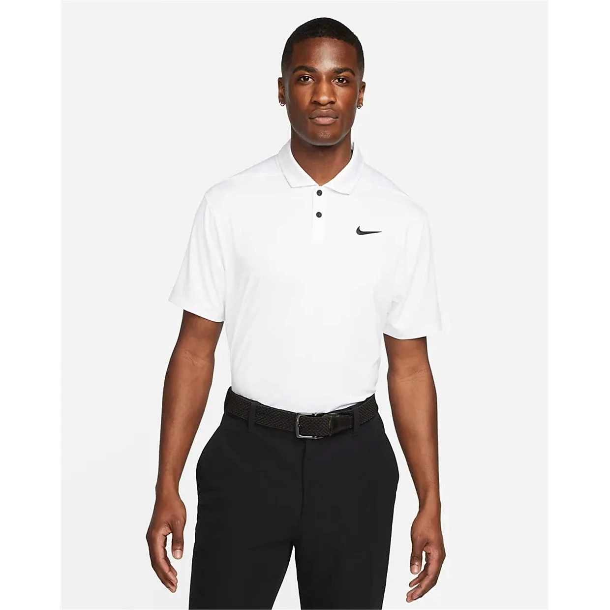 Nike Dri-Fit Vapor Tipped Shirt Polo Short Sleeve Golf Apparel - Image 3