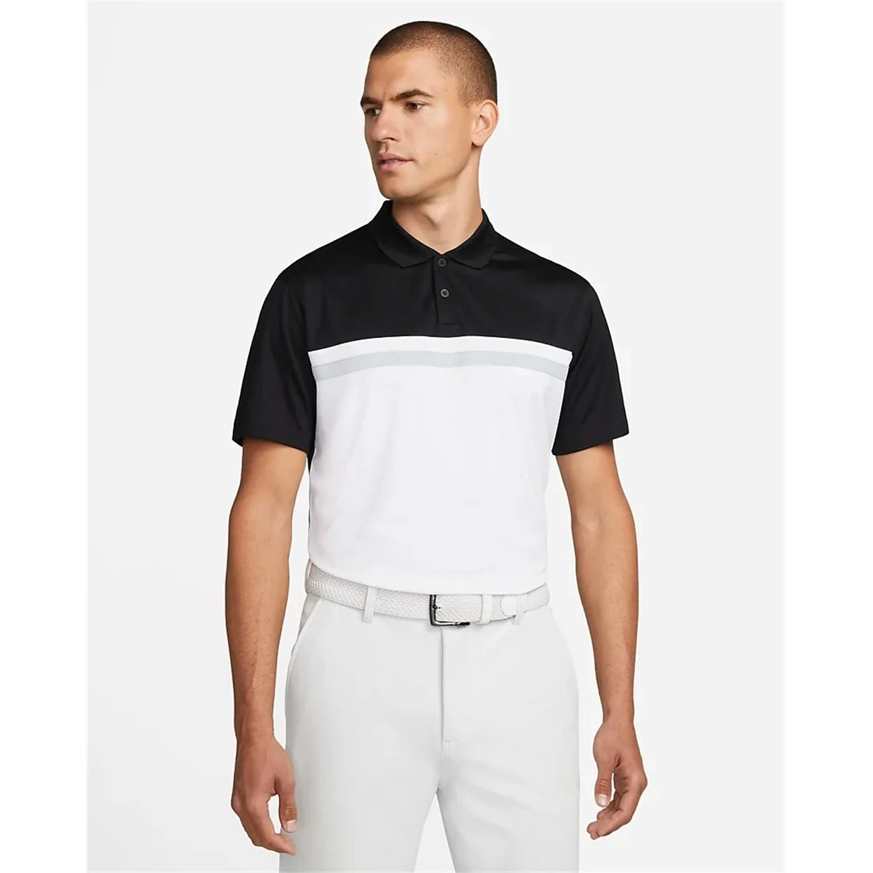 Nike Dri-Fit Victory ColorBlocked Shirt Polo Short Sleeve Golf Apparel - Image 6