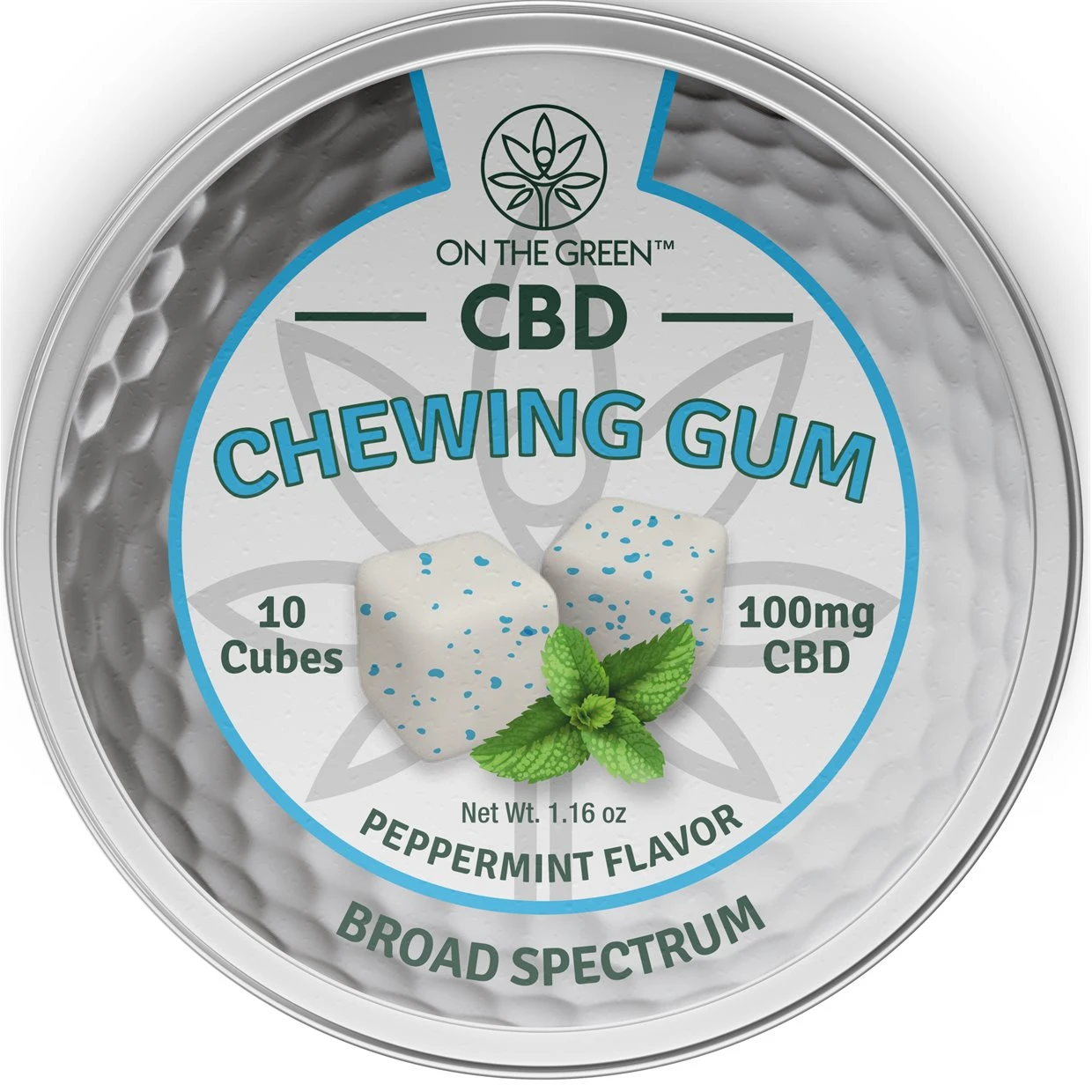 On The Green Chewing Gum 10 Pack (10 MG Per Piece) CBD