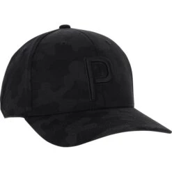 Puma Camo Pattern P110 Snapback Headwear Cap Golf Apparel