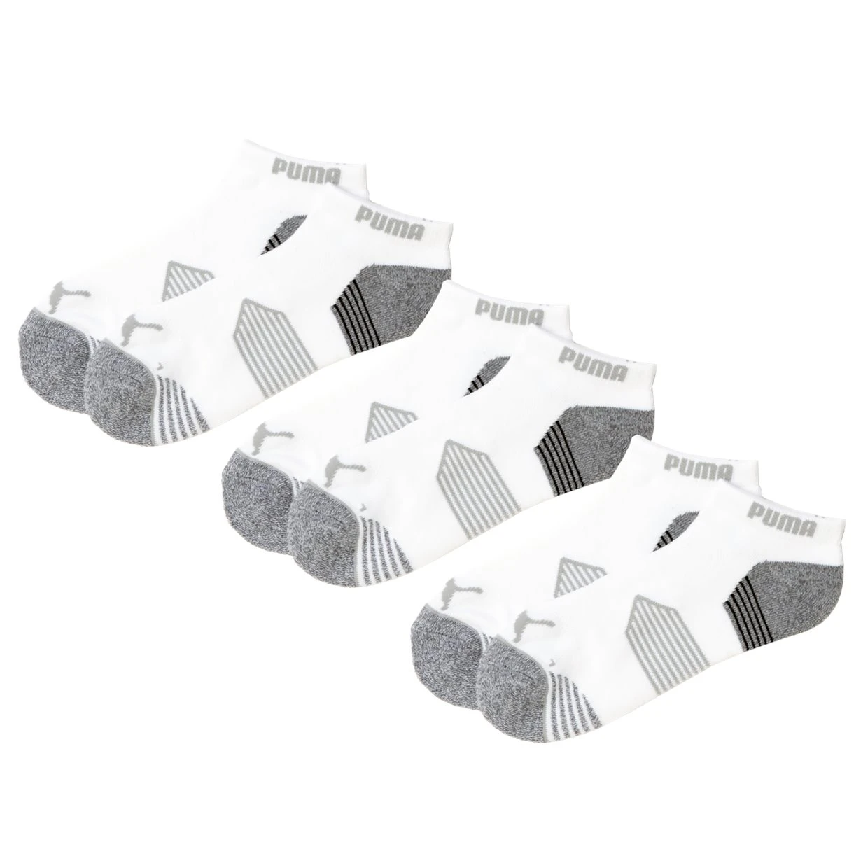 Puma Essential Low Cut 3 Pack Socks Ankle Golf Apparel - Image 2