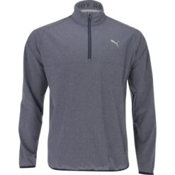 Puma Marin Woven 1/4 Zip Outerwear Pullover Golf Apparel