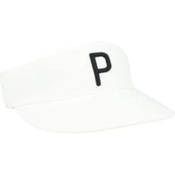 Puma P Adjustable Headwear Visor Golf Apparel