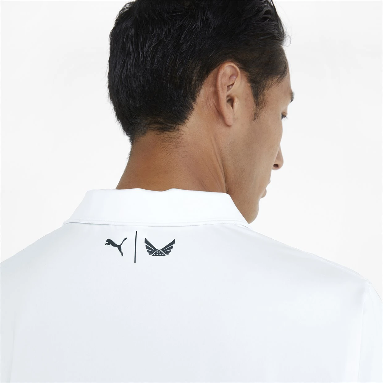 Puma Volition Paisley Stripe Shirt Polo Short Sleeve Golf Apparel - Image 4