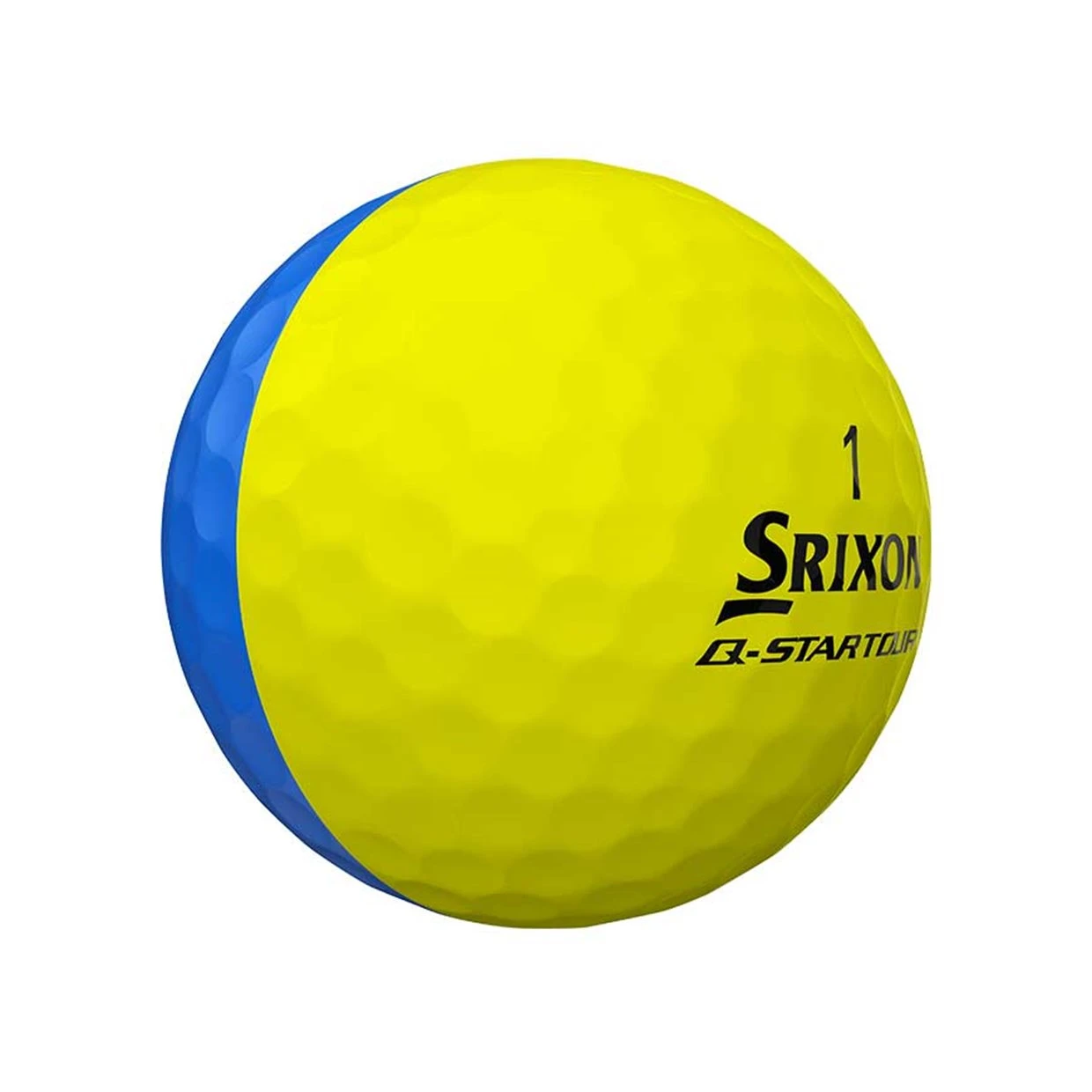 Srixon Q-Star Tour Divide Blue/Yellow Tour Distance Golf Balls - Image 2