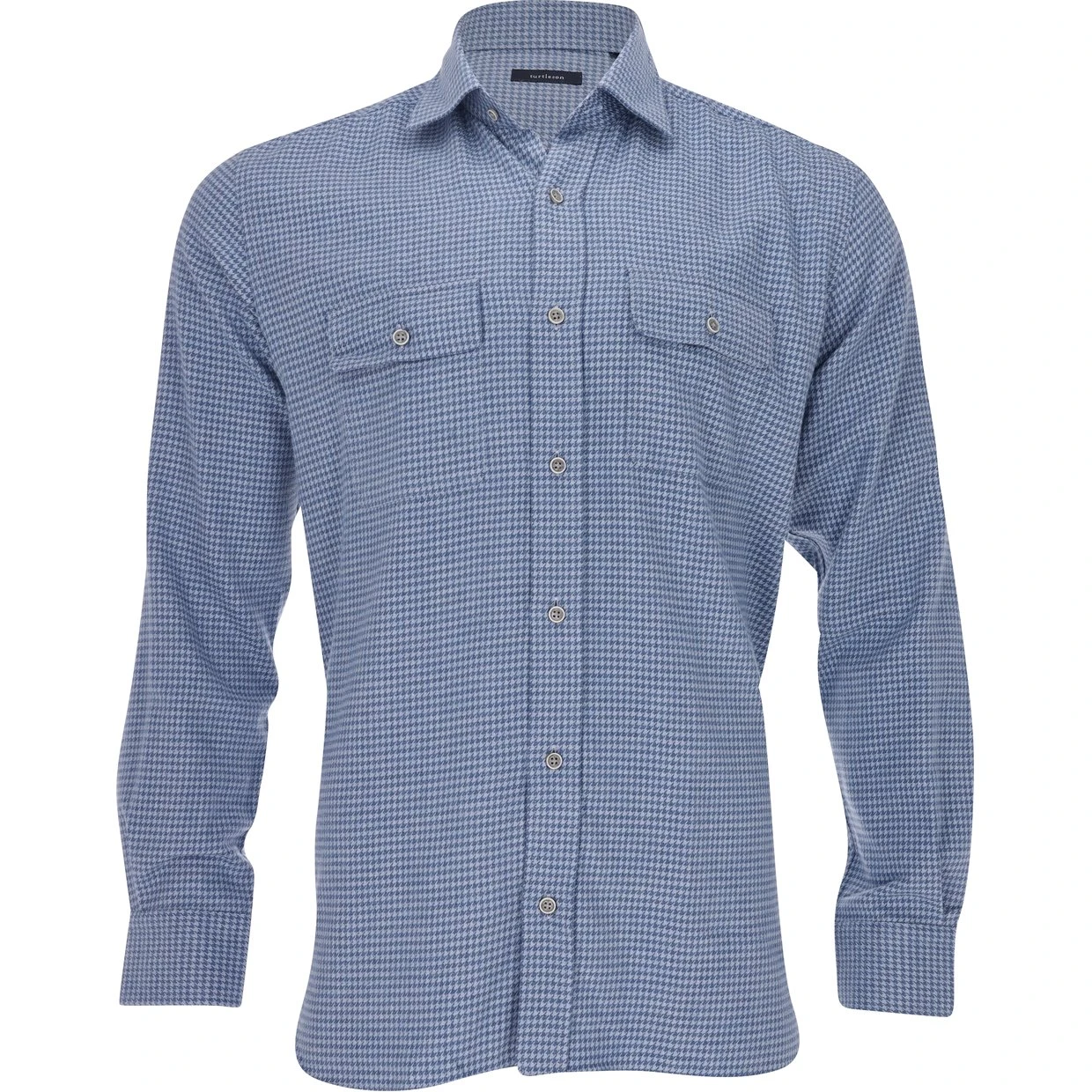 Turtleson Houndstooth Work Shirt Dress Golf Apparel