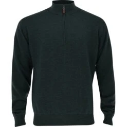 Turtleson Lined Merino 1/4 Zip Sweater Pullover Golf Apparel