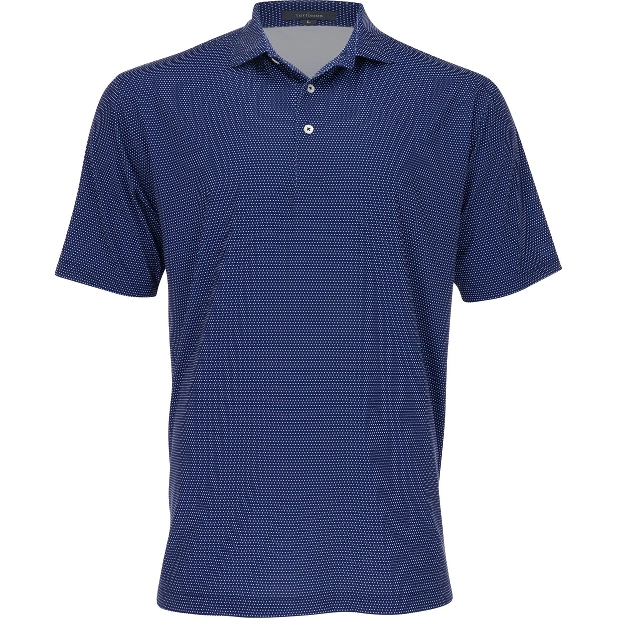 Turtleson Norman Mini Dot Performance Shirt Polo Short Sleeve Golf Apparel