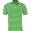 Turtleson Performance Jersey Fine Multi Stripe Shirt Polo Short Sleeve Golf Apparel