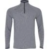 Under Armour T2 Green Half Moons Print 1/4 Zip Outerwear Pullover Golf Apparel