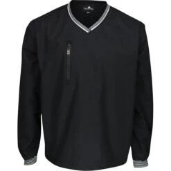 Weather Company Microfiber V-Neck Windshirt Outerwear Pullover Golf Apparel