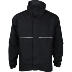 Weather Company MIcrofiber Waterproof Full Zip Rainwear Rain Jacket Golf Apparel